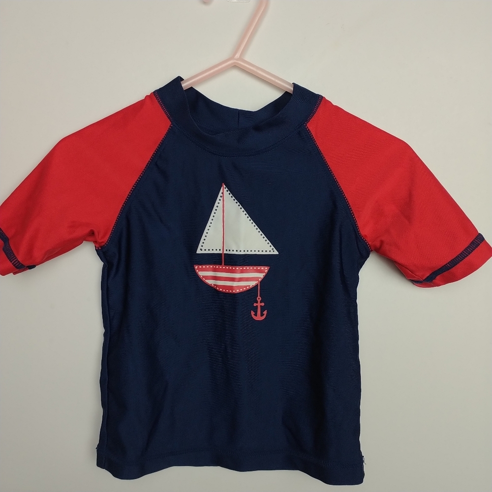 Carter's Boys Swim Top 24m Nautical